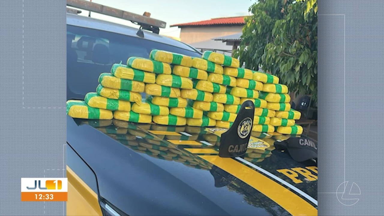 PRF apreende 42 kg de cocaína em Marabá, no PA, após abordagem a carro na BR-230