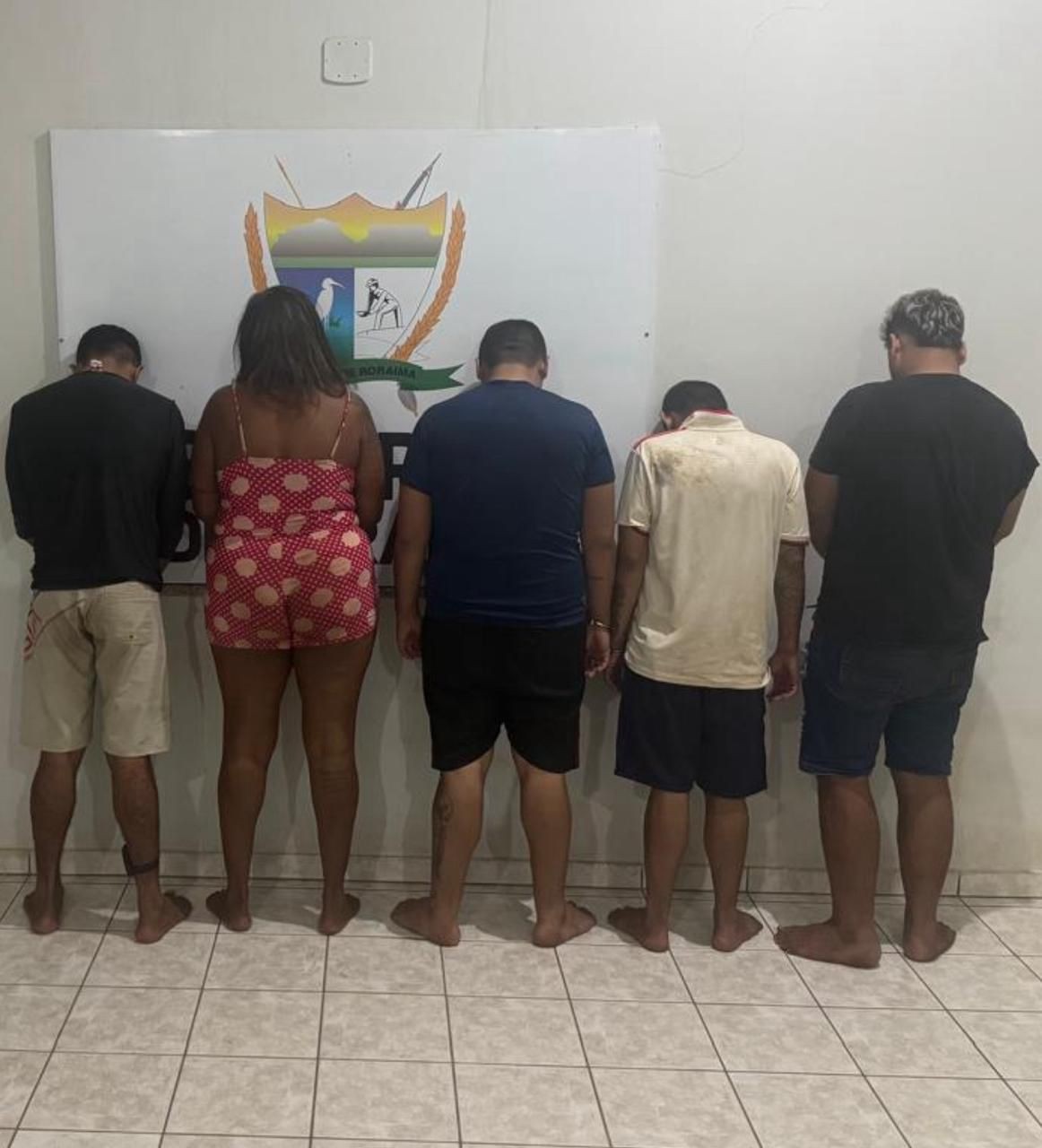 Conveniência é roubada e cinco pessoas são detidas durante buscas em Boa Vista
