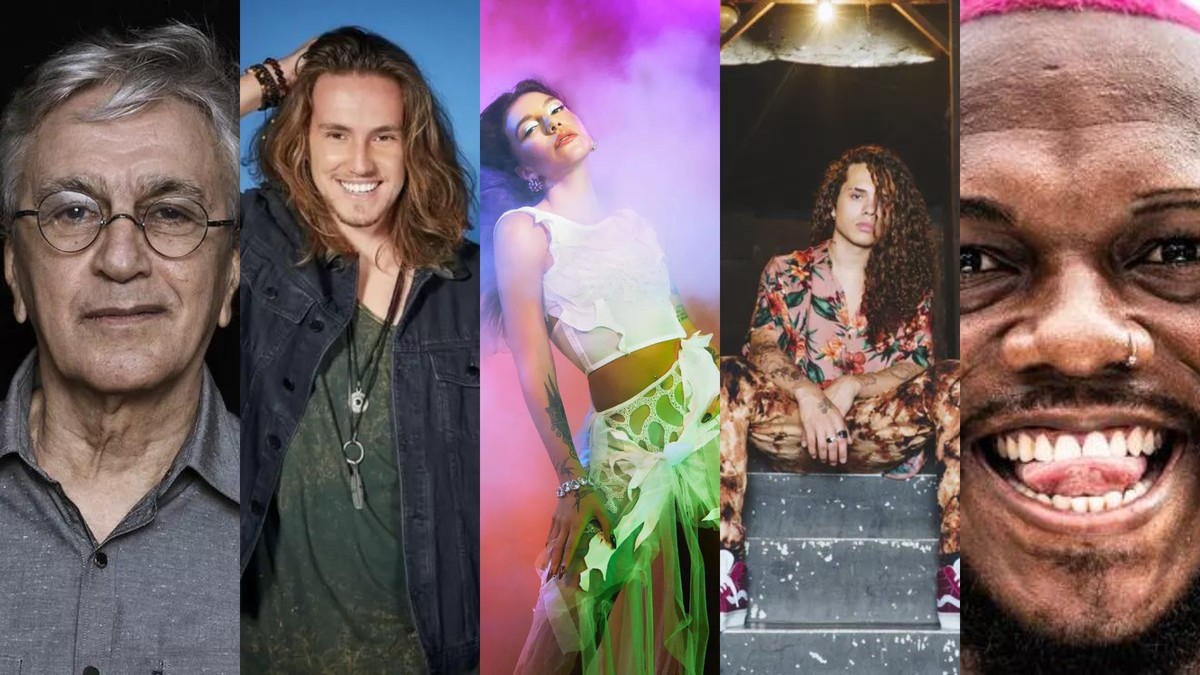 Caetano Veloso, Vitor Kley, Priscilla Alcântara,