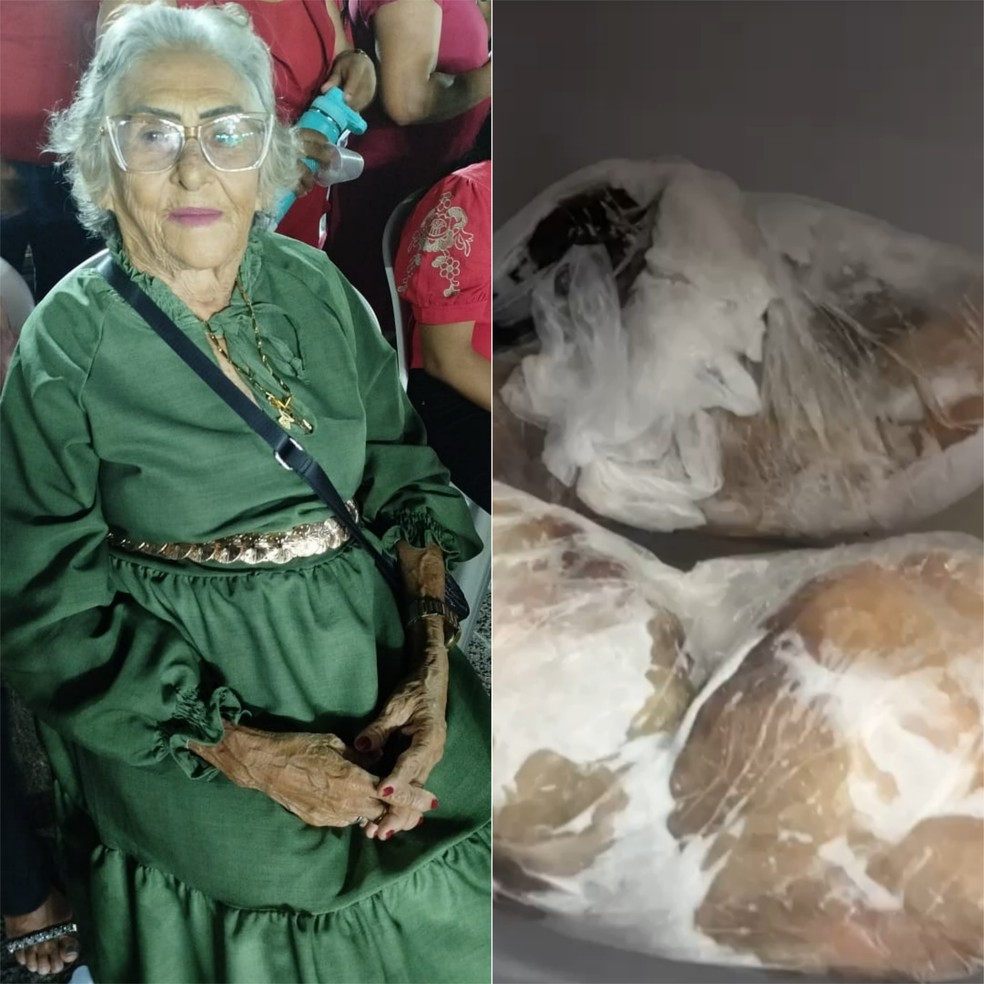Dona Dorinha, como era conhecida, morreu após um mês internada. Ela passou mal após consumo de peixe bicuda — Foto: Divulgação