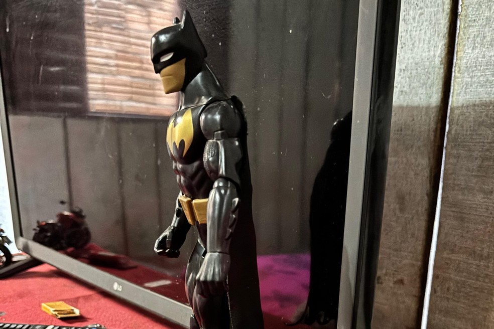 Brinquedos foram localizados na casa do suspeito de 50 anos, em Sinop (MT) — Foto: Polícia Civil