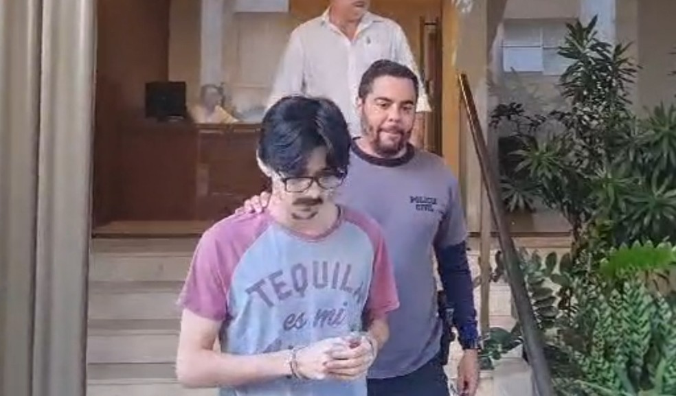 Gabriel Nicolau foi preso em casa no Rio de Janeiro — Foto: Reprodução