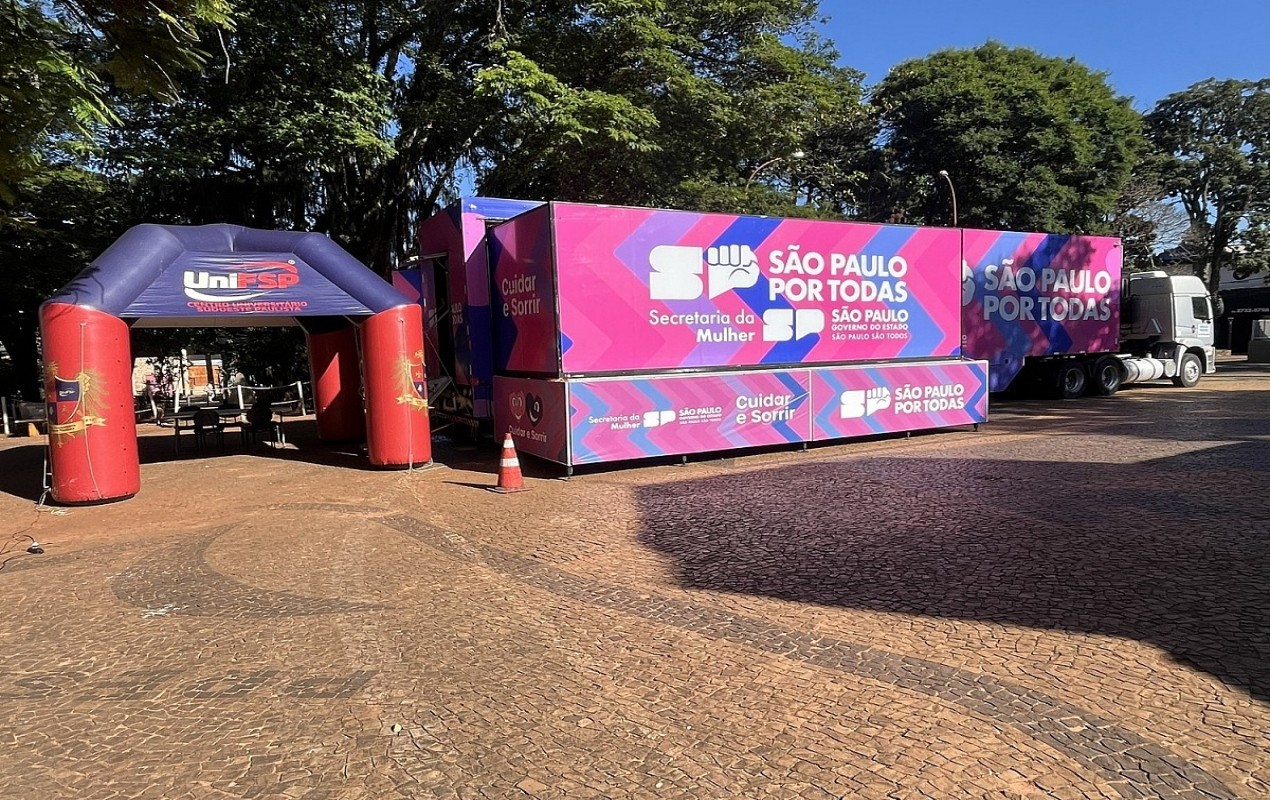 Carreta odontológica atende mulheres e crianças gratuitamente em Avaré; veja como participar