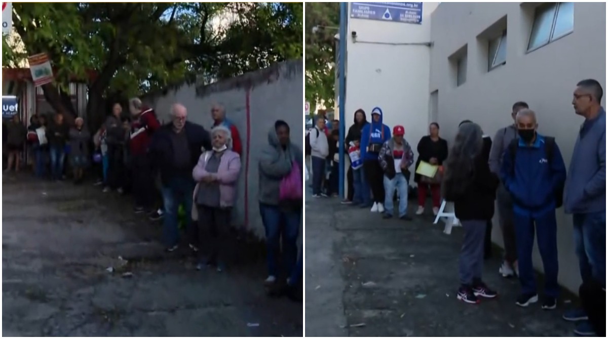 Pacientes enfrentam longas filas na única farmácia de medicamentos de alto custo de Guarulhos, na Grande SP