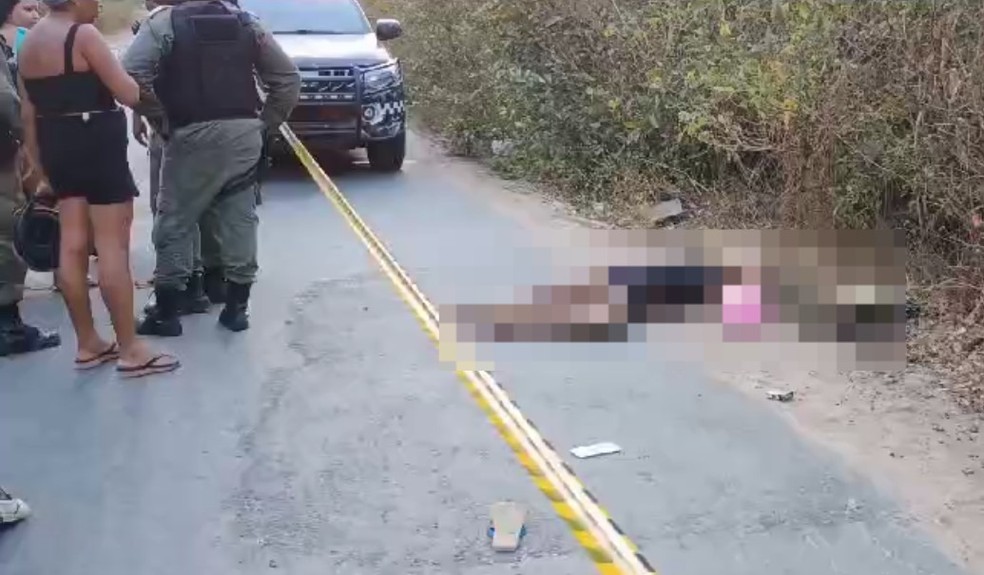Jovem é perseguida e morta com mais de 10 tiros em estrada na Zona Sul de Teresina — Foto: Reprodução