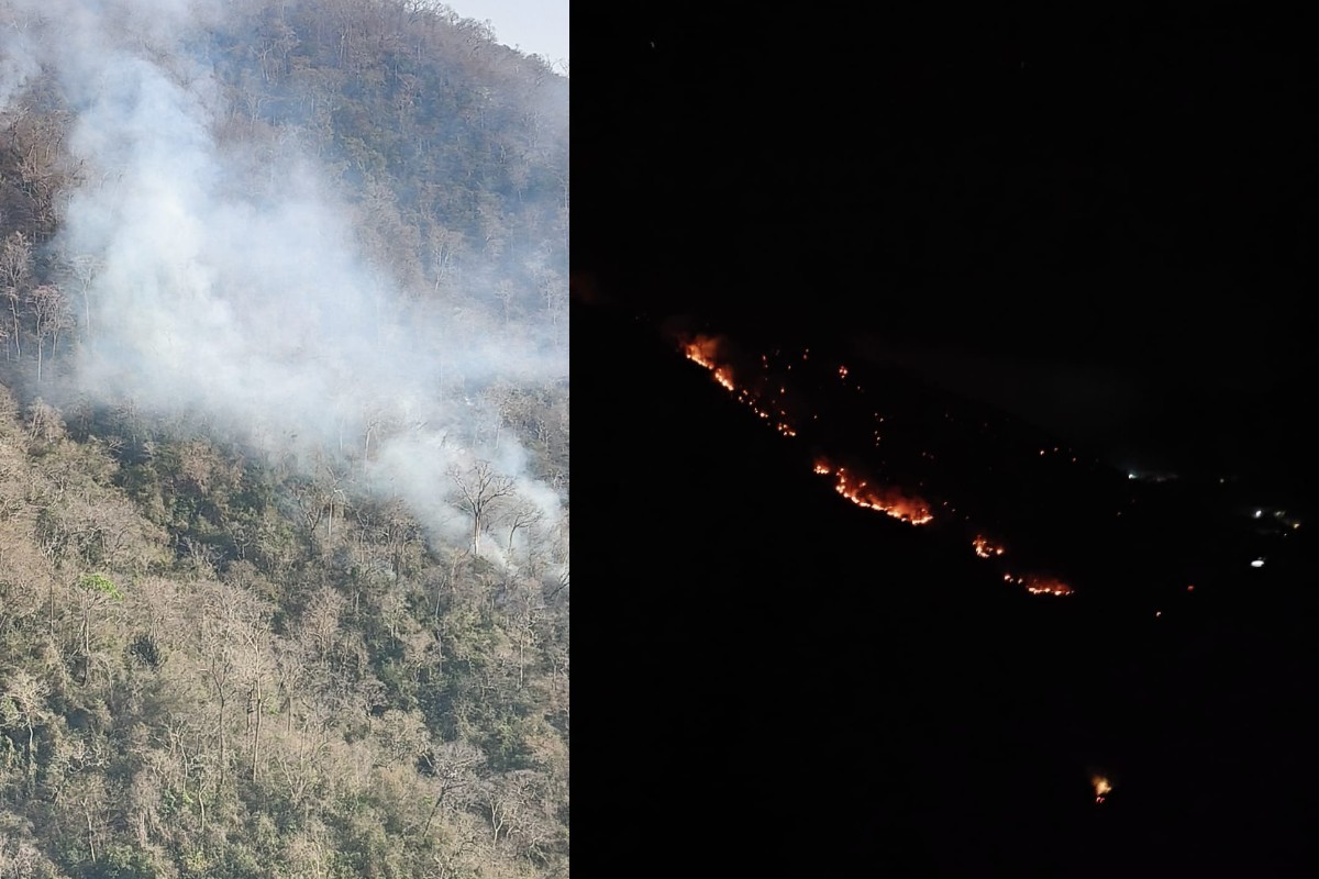 Incêndio em Bodoquena já dura mais de 24h e ameaça área de preservação ambiental