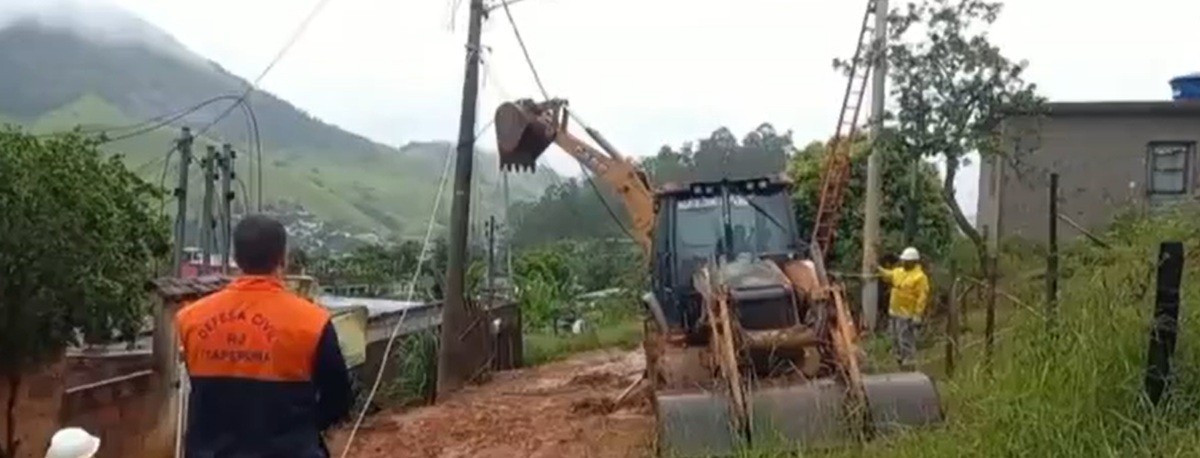 Chuva eleva risco de deslizamentos no Noroeste Fluminense