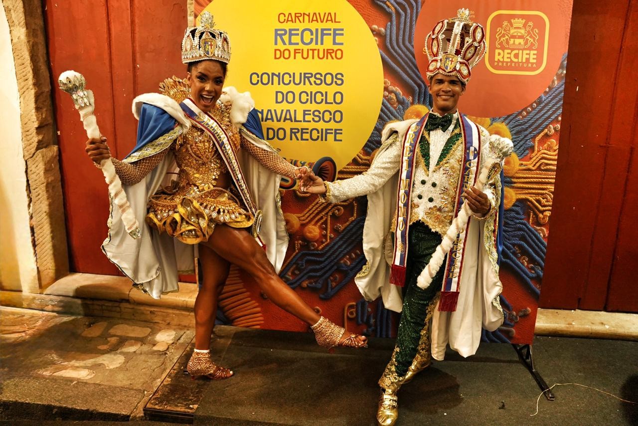 Recife elege dançarinos como Rei Momo e Rainha do carnaval 2026; conheça 