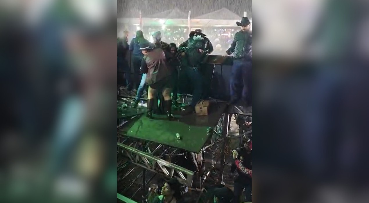 Parte da estrutura de camarote da Festa do Peão cede e 24 pessoas ficam feridas em Campo Limpo Paulista