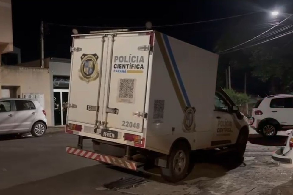 Policia Cientifica periciou o local do tiroteio — Foto: Daniani Souza/ RC FM