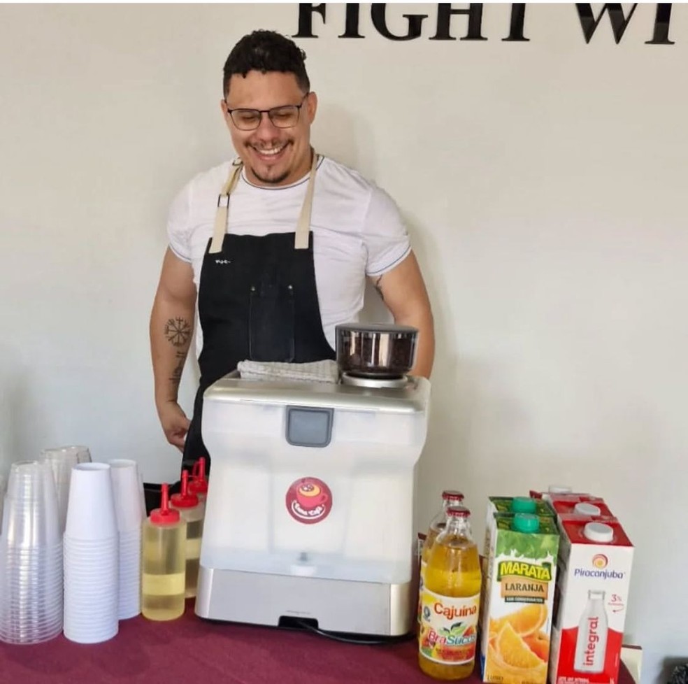Moises Araújo, barista em Teresina — Foto: Reprodução