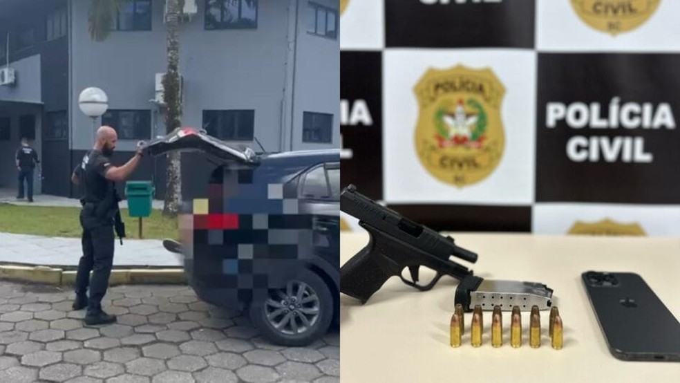 Falso policial civil é preso suspeito de dar golpes em lojas de grife e restaurantes finos em SC | Santa Catarina | G1