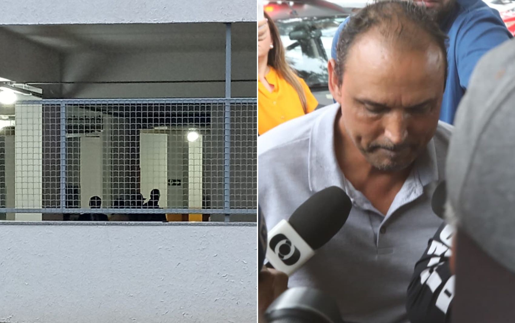 Síndico que matou corretora participa de reconstituição do crime, em Caldas Novas 