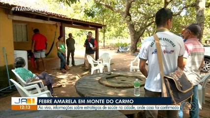 Secretaria da Saúde investiga caso de febre amarela em Monte do Carmo