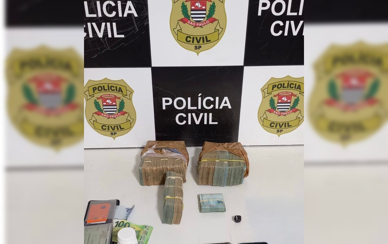 Polícia Civil apreende mais de R$ 180 mil e prende homem por tráfico em Barra Bonita