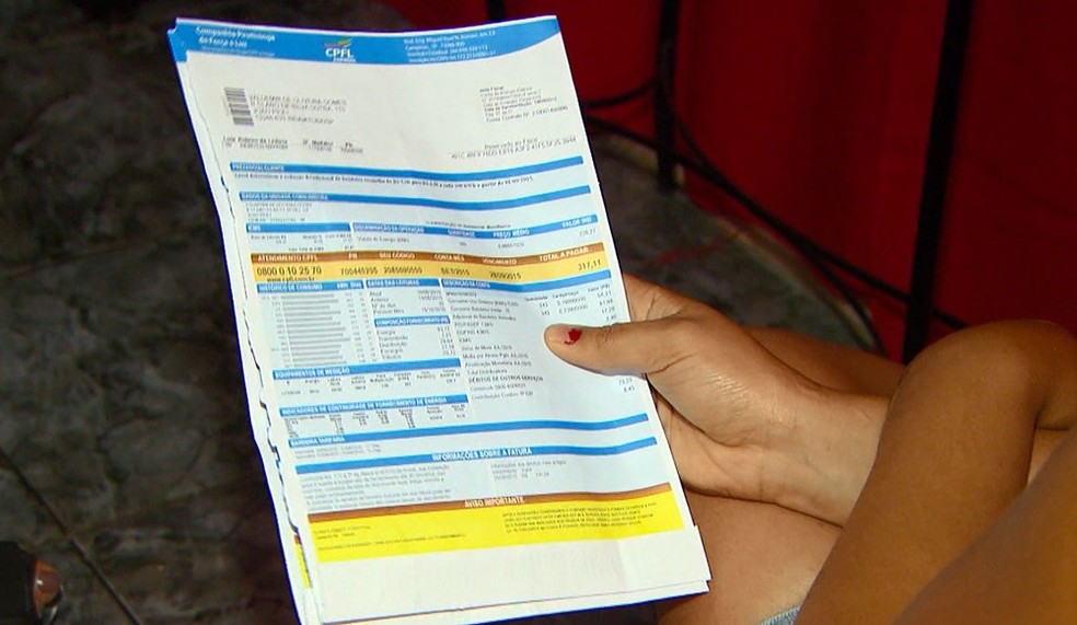 Justiça condena a CPFL Piratininga a declarar inexistência de débito e pagar indenização de R$ 8 mil por danos morais a diarista — Foto: Reprodução / EPTV