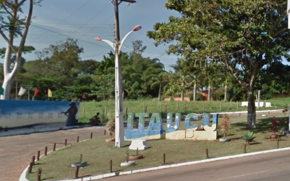 Entrada da cidade de Itauu, Gois  Foto: Reproduo/MPGO