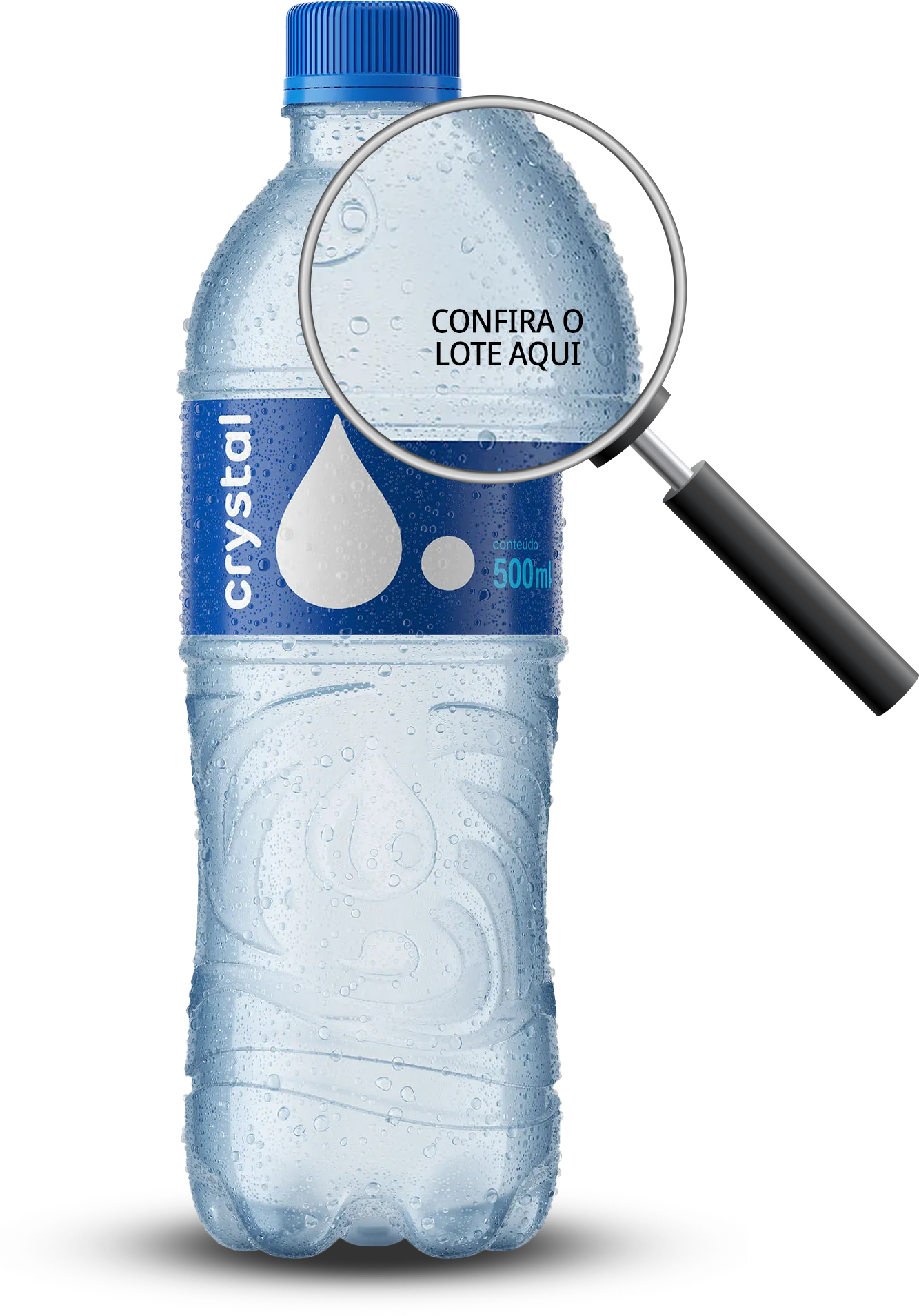 Crystal realiza recolhimento preventivo de lote específico de água mineral; saiba como identificar o produto