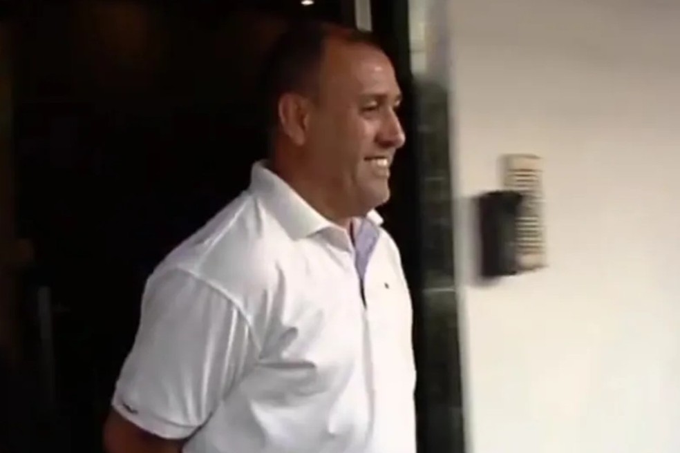Leonardo Dias Mendonça, conhecido como Barão do Tráfico — Foto: Reprodução/ TV Anhanguera