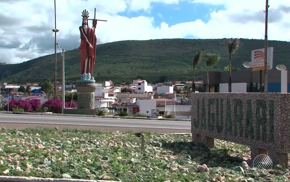 Jaguarari, no norte da Bahia, foi a cidade com maior número de tremores de terra no mês de novembro — Foto: Imagem/TV São Francisco