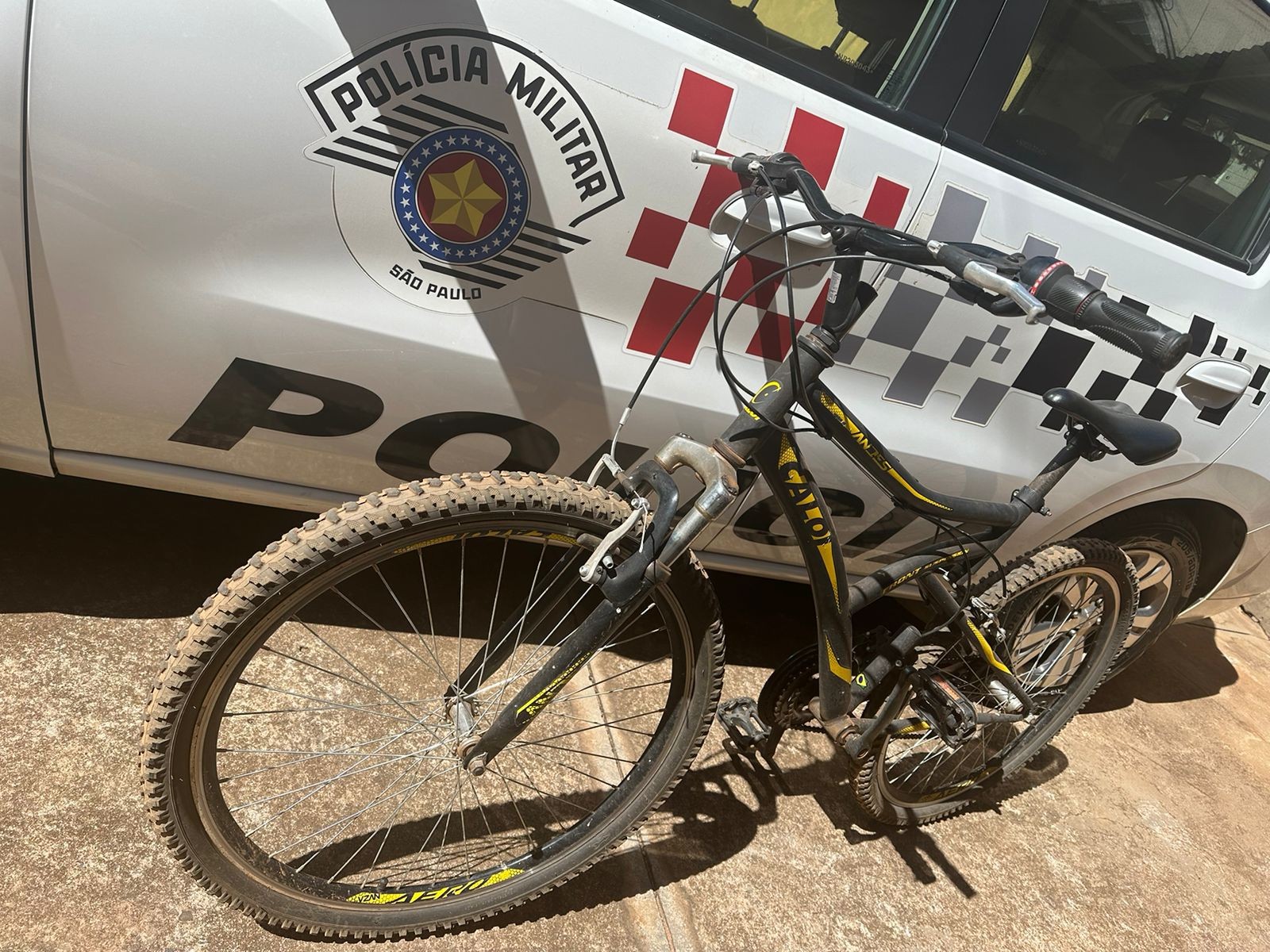 Jovem de 21 anos é preso em flagrante após furtar bicicleta no Balneário de Panorama
