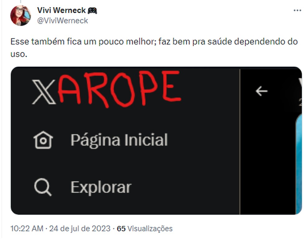 Meme com novo símbolo do Twitter — Foto: Reprodução/Twitter