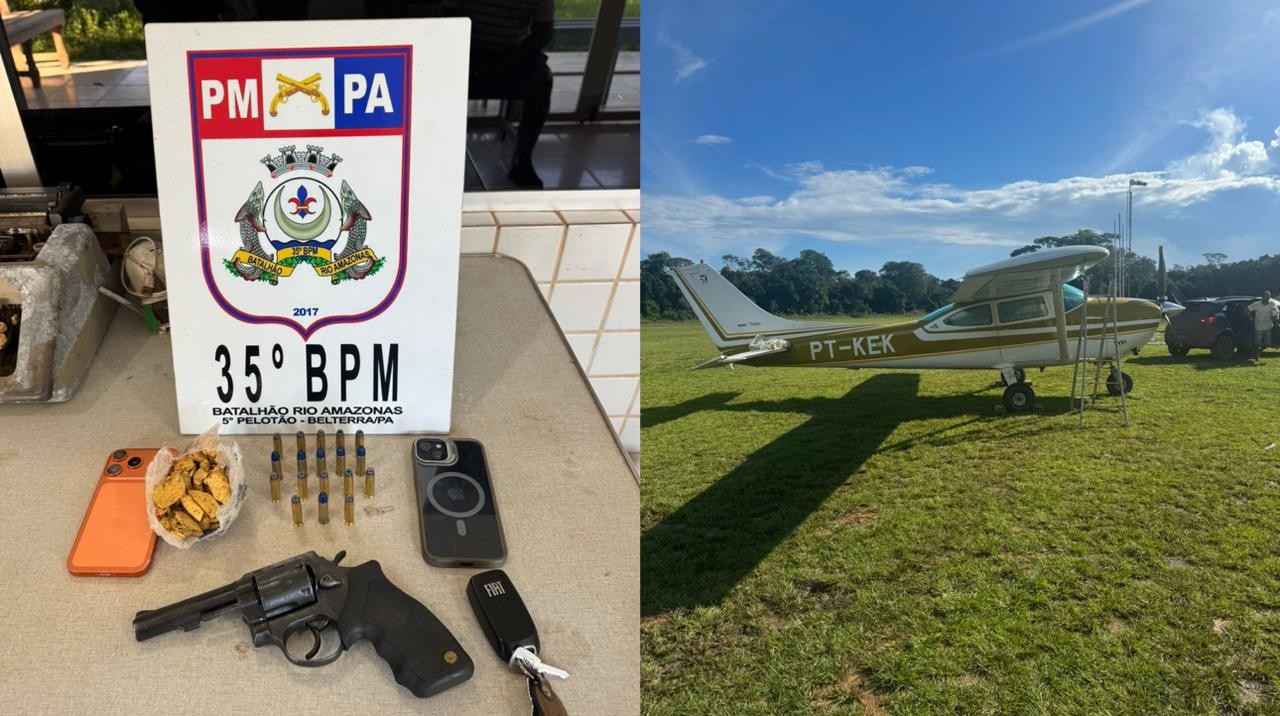Aeronave é apreendida com 750 gramas de ouro no aeródromo de Belterra