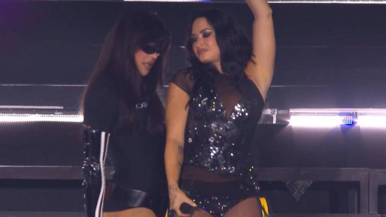Demi Lovato recebe Pabllo Vittar em show com clima de Pop in Rio