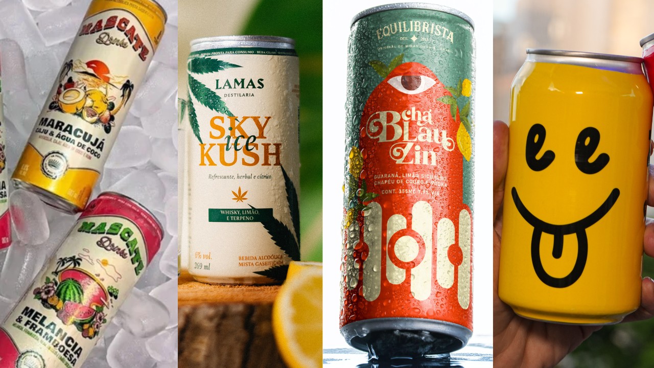 Mascate, Sky Kush Ice, Cháblauzin, Lambe Lambe Zen: os novos drinques enlatados de MG, celeiro de bebidas do carnaval