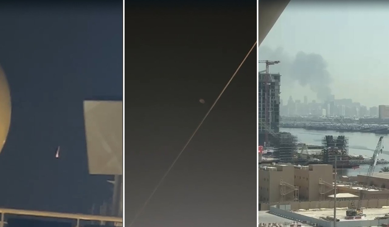 Brasileira em Dubai vê fumaça e mísseis interceptados: ' Pensei que fossem estrelas cadentes'