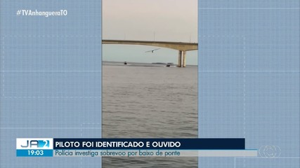 Piloto que passou com avião embaixo da ponte de Palmas será investigado pela Polícia Civil