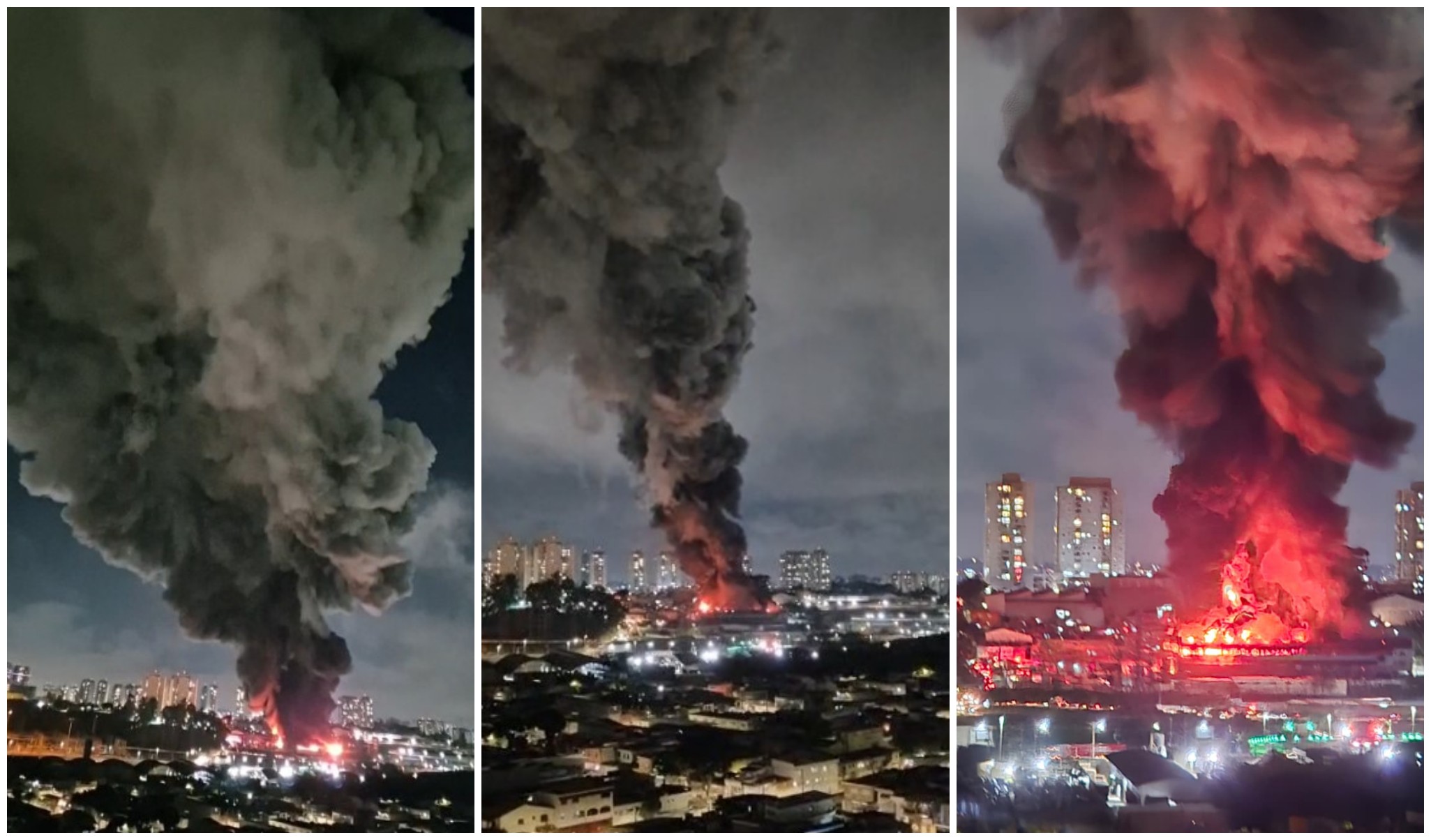 Cover image for Incêndio atinge imóvel comercial em Guarulhos