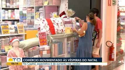 Comerciantes de Palmas esperam aumento nas vendas durante fim de ano