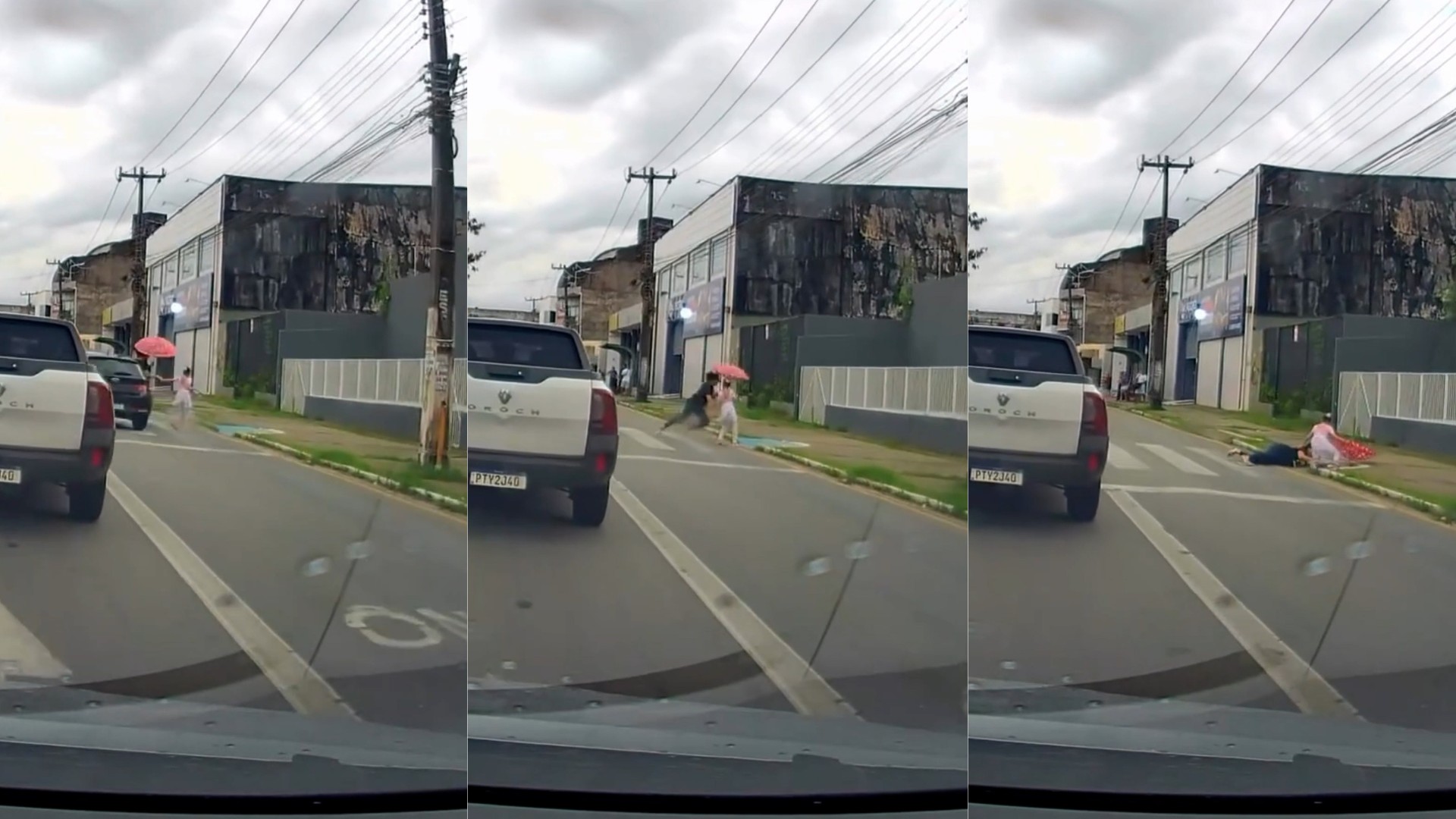 Mulher é atingida por carro ao atravessar faixa de pedestres em São Luís