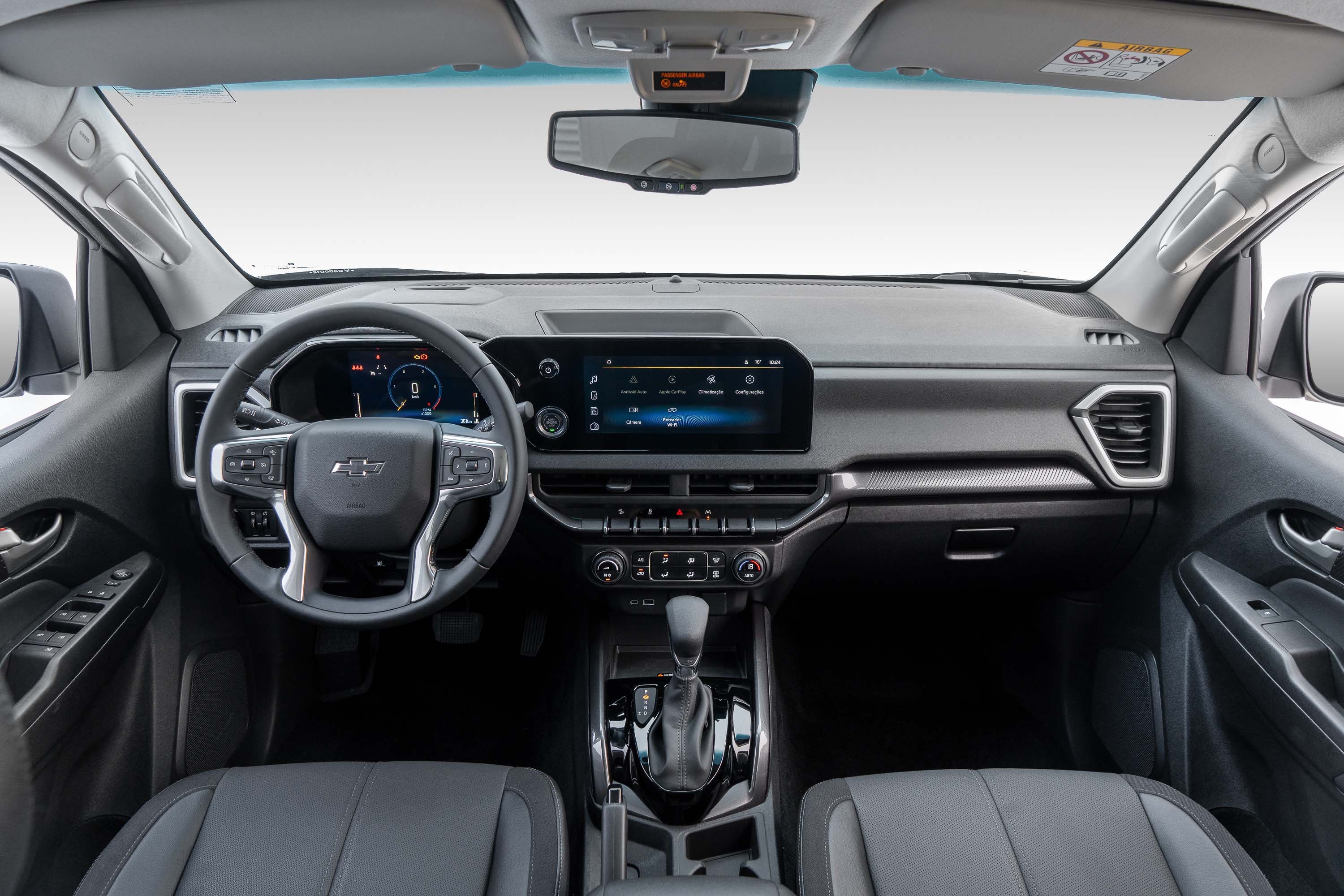 Interior da Chevrolet S10 Trail Boss � Foto: Divulga��o / GM