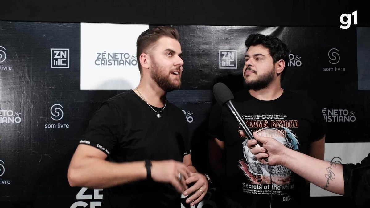 Zé Neto et Cristiano disent avoir appris de leurs erreurs, ils préfèrent « travailler moins et gagner moins » et chantent même Tonico et Tinoco dans une interview avec g1 ;  VIDÉO |  Festival Barretos Peão 2023