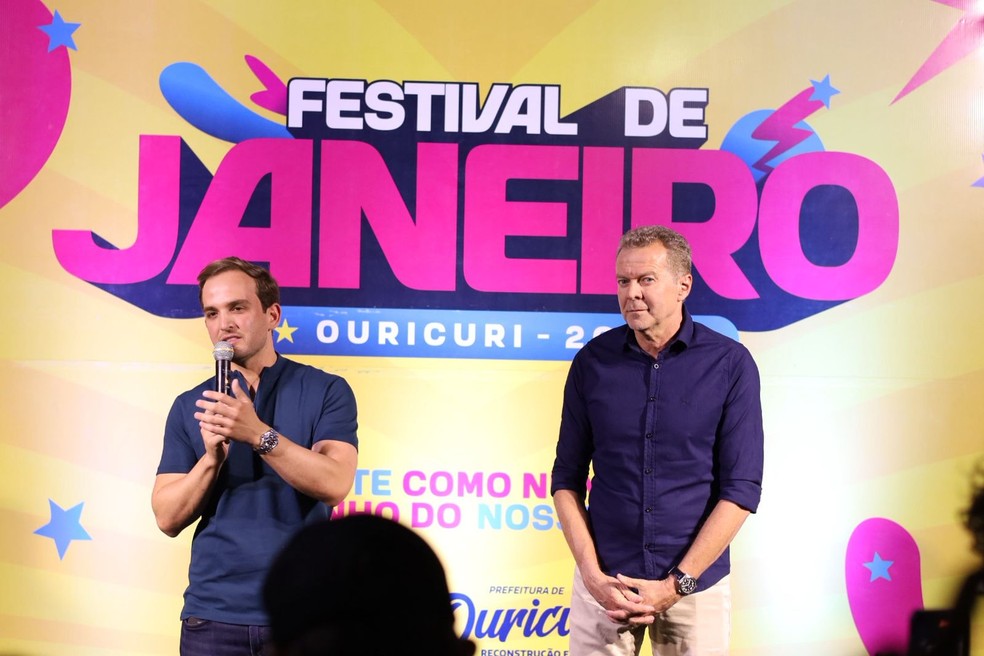 Prefeito de Ouricuri lança programação do Festival de Janeiro 2026 — Foto: Divulgação/ Prefeitura de Ouricuri