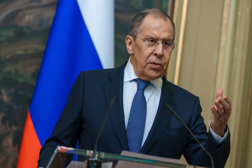 Intervenção e respostas do Ministro dos Negócios Estrangeiros da Rússia,  Serguei Lavrov, a perguntas da comunicação social durante a conferência de  imprensa sobre o desempenho da diplomacia russa em 2022, Moscovo, 18