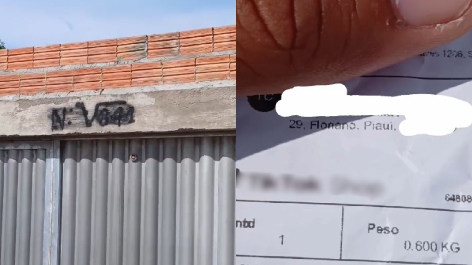 Motoboy encontra casa com número em forma de raiz quadrada e vídeo viraliza no PI