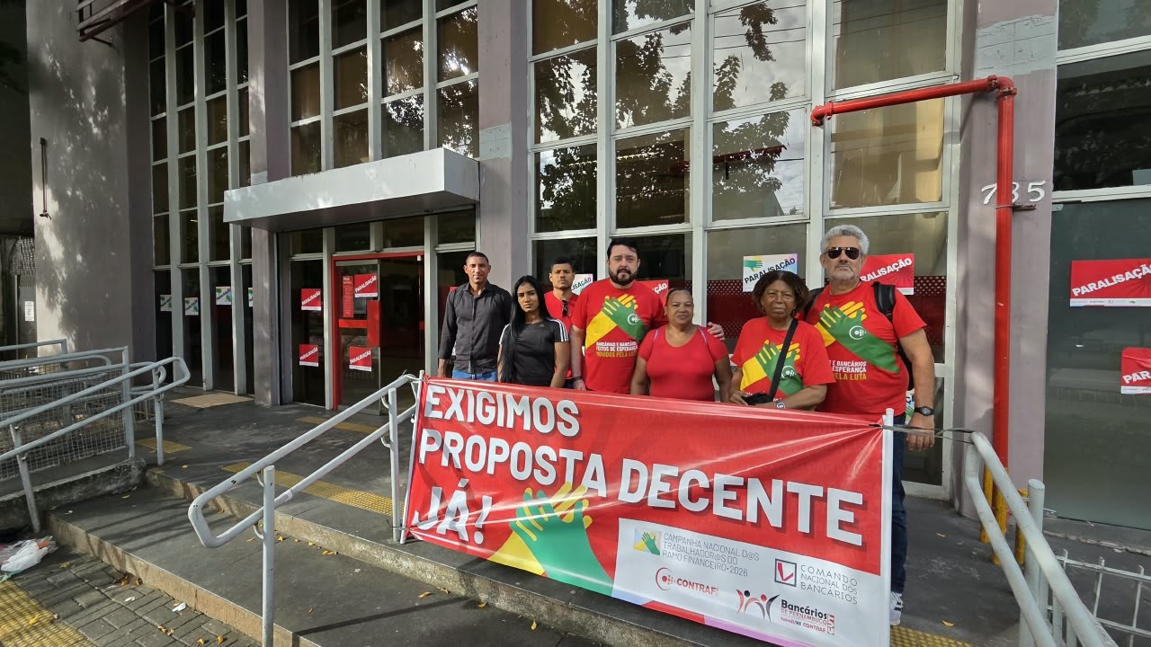 Paralisação dos bancários fecha mais de 80 agências por 24 horas em Pernambuco