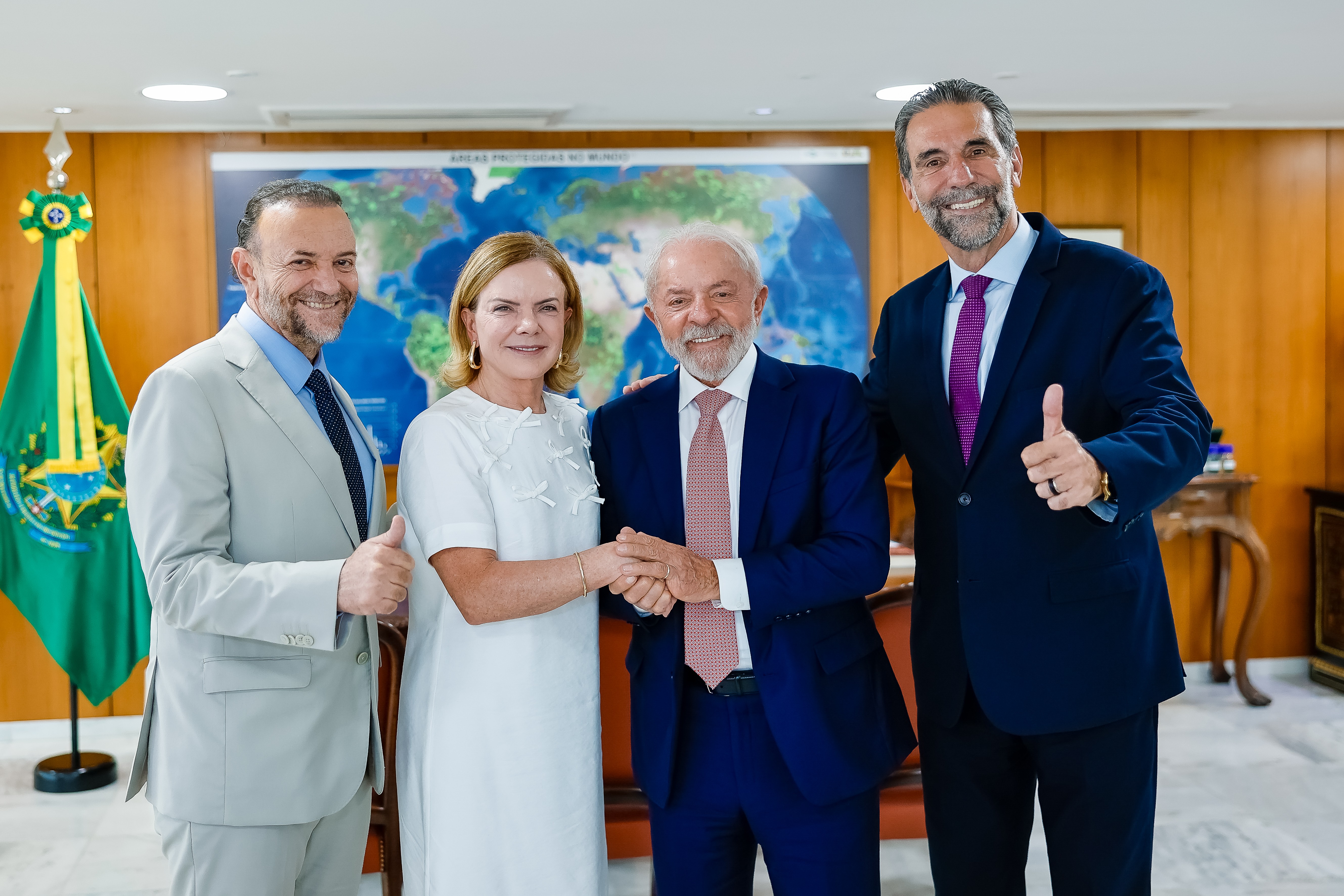 Gleisi Hoffmann, ministra das Relações Institucionais, anuncia pré-candidatura ao Senado pelo Paraná