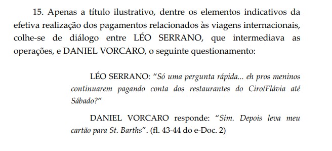 Compliance Zero: Investigação cita conversa sobre cartão e viagem internacional de senador: 'É pra continuar pagando restaurante do Ciro?'