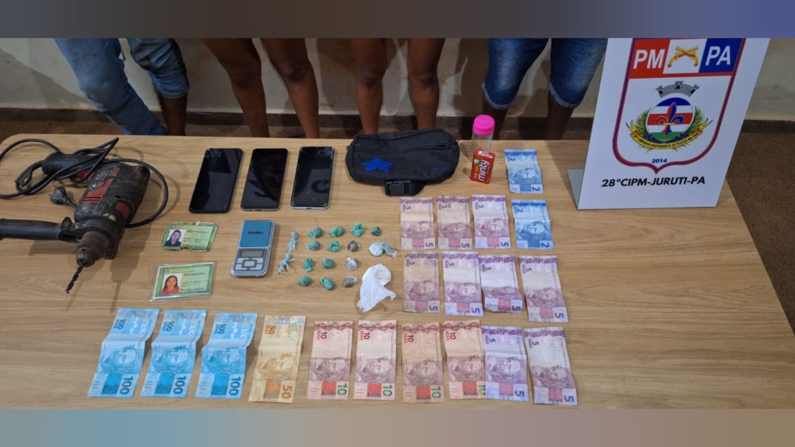 Polícia Militar apreende drogas durante operação em Santarém