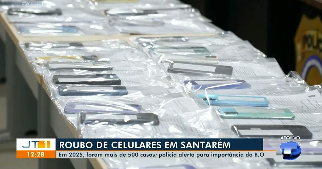 Roubos e furtos de celulares somam mais de 500 registros em Santarém