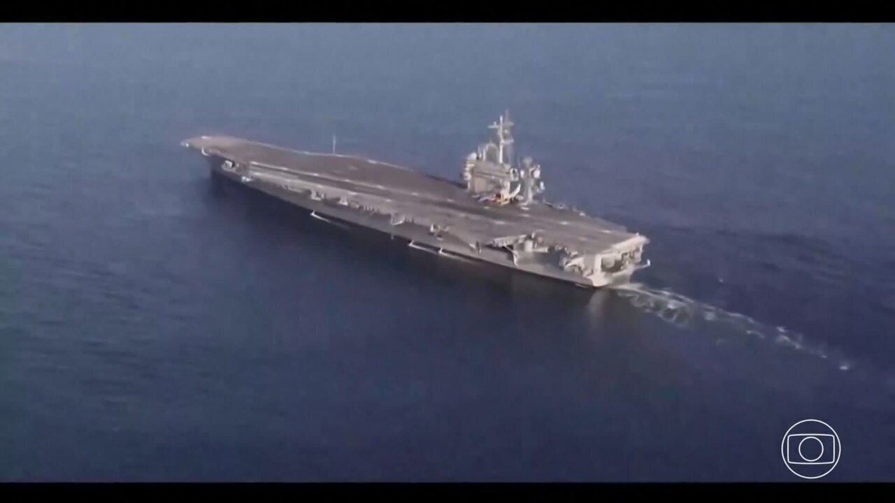 Incêndio atinge lavanderia de porta-aviões dos EUA em meio à guerra com o Irã