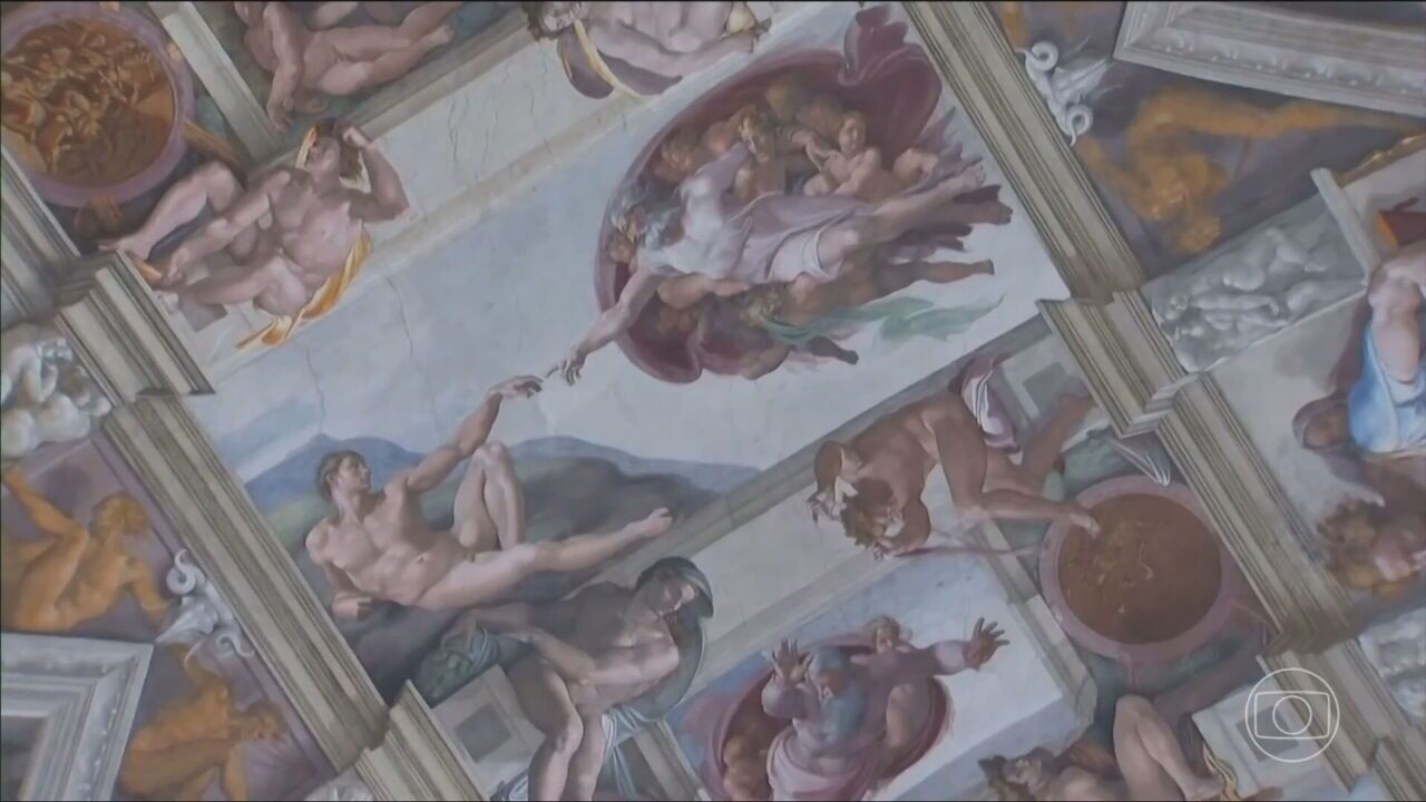 Veja os afrescos de Michelangelo que podem influenciar cardeais no Conclave