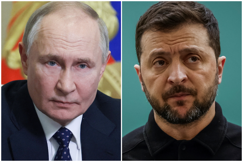 Imagem representativa da guerra entre Rússia e Ucrânia