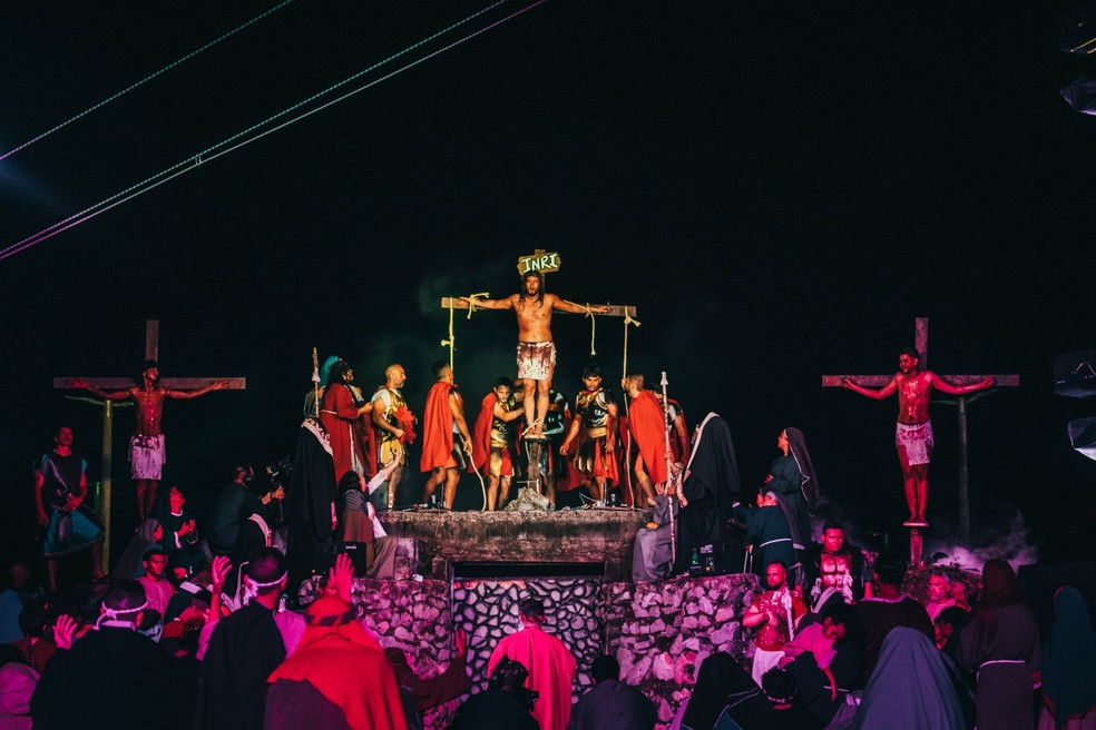 Paixão de Cristo em Eusébio chega à 28ª edição em 2025. — Foto: Prefeitura de Eusébio/Divulgação