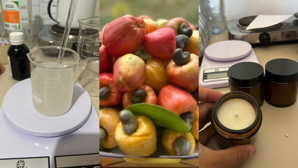 Farmacêutico cria linha de aromas inspirada no caju para valorizar a identidade do Piauí — Foto: Reprodução