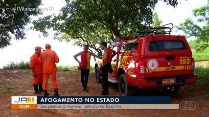 Seis pessoas já morreram afogadas no Tocantins em 2024